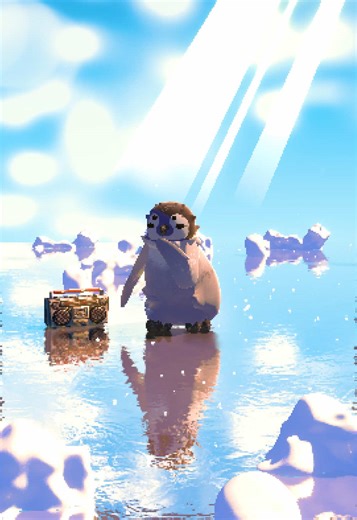 Low Poly Penguin Animation (Ghibli Inspired)