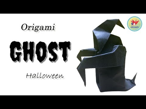 Origami halloween ghost | How to do it easily step by step? | 7A Origami
