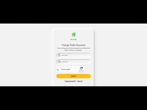 Bot Bro website Password Change Process