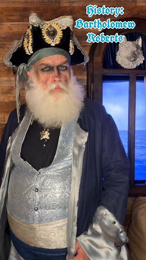 History: Bartholomew Roberts - #pirate #pirates #maritime #piratesoftiktok #followers #capnsilverwolf #ahoymehearties #marinersmoon #pirateship #honoramongthieve #accepted #HistoryTime #TikTokLearningCampaign #howelldavis #welshman #betterpay #blackbart #westindies | Capnsilverwolf