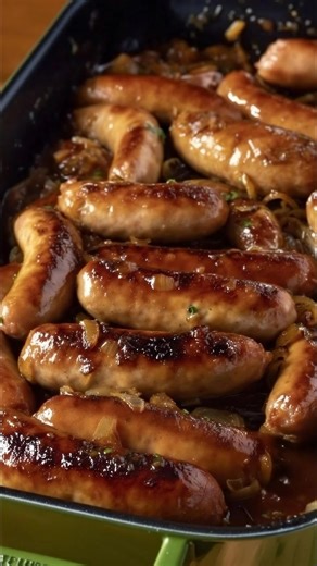 73K views · 279 reactions | I've never cooked sausages this way before, but it's truly transformative! Full recipe  | Easy Recipes | Facebook