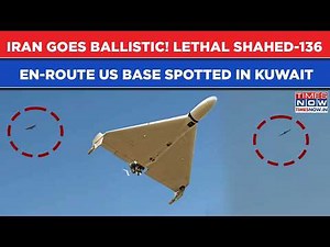 Iran Goes Ballistic! Watch Deadly IRGC Shahed-136 Drones En-route US Base Spotted In Kuwait Skies