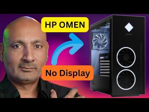 HP Omen with no display. Let's fix it together!