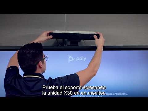 Poly Studio X30 How to Set Up - Español