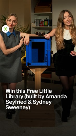 🚨GIVEAWAY ALERT🚨 Amanda Seyfried and Sydney Sweeney built (and slightly struggled through) this cute Little Free Library, complete with signed copies of The Housemaid books - and one lucky Angeleno gets to take this one-of-a-kind library home!⁠ ⁠ Here's how to enter:⁠ 1. Follow @Secret.LosAngeles & @LittleFreeLibrary⁠ 2. Like this post⁠ 3. Tell us why you’d make the best keeper of this little library - we love a good story.⁠ ⁠ 👉 Head to the link in our bio for terms & conditions. Winner must