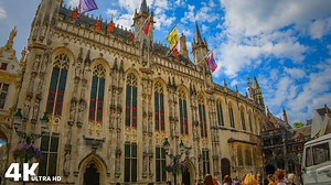 Περίπατος στην πόλη της Μπριζ, Βέλγιο – Ιστορικό Κέντρο (4K)