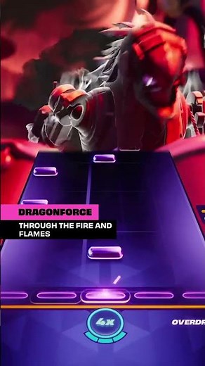 Through the Fire and Flames now available in Fortnite Festival 🔥