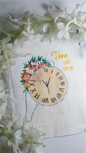 my time clock #art 🌒🌒⏰⏰⏰🩶
