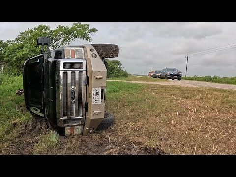 Anyone Missing a Truck? Ford F-250 Takes a Tumble!