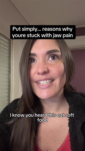 This is why people are stuck with jaw pain for years. Most treatments focus on the joint or the teeth but never how they use their tongue and muscles of their mouth. Until you fix this, all other treatments will get blah results. #myofunctionaltherapy #tonguetie #tmjpain #teethclenching