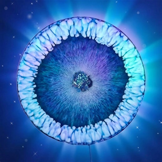 Super nova effect inspired by Petra Jongbloed #crafts #resin #epoxy #resinart