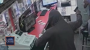 Houston police are looking for three suspects involved in an armed robbery at a convenience store on April 13. Two of the suspects went inside the store and forced customers to get on the ground. One of the suspects allegedly took money from the cash register while aiming a gun at an employee. Authorities believed the robbery is connected to another robbery in March. | Law&Crime