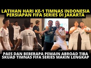 FULL OF CHEERFUL INDONESIAN NATIONAL TEAM'S FIRST TRAINING IN PREPARATION FOR THE FIFA SERIES‼️ P...