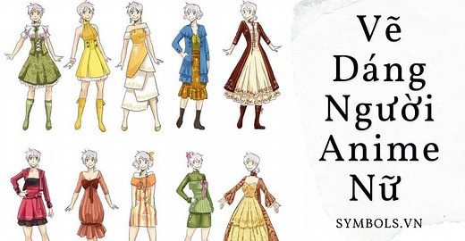 Vẽ Dáng Người Anime Nữ: Cách Vẽ & 101  Mẫu Người, Body Anime Nữ Cute