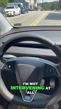 Tesla Self-Driving HARD MODE Test: Latest FSD Version #shorts