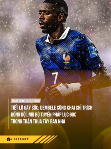MỘT ĐỘI BÓNG KHÔNG THỂ CÓ HAI ĐỘC TÀI =))) #SportsOnTikTok #WorldCup2026 #WorldCup #dembele #phap