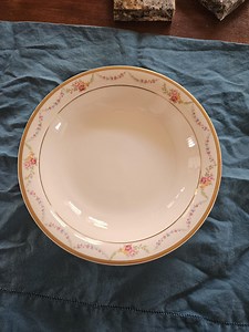 Vintage Edwin M. Knowles China Co Garlamd Pattern Salad Bowl - Etsy Canada