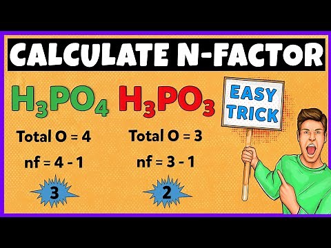 N Factor Calculation | Trick to calculate n factor | How to calculate valency factor?