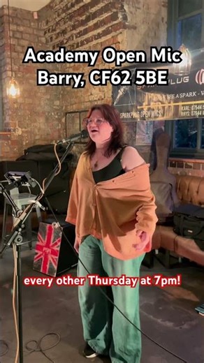 Academy Open Mic, Barry, CF62 5BE. Every other Thursday at 7pm #openmic #livemusic #crowdedhouse