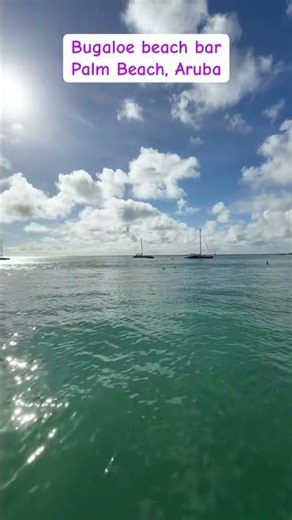 My favorite beach bar in Aruba! 🥳🥰🇦🇼💙 #aruba #arubavacationtips #onehappyisland #beachbar #bugaloe
