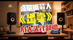 最大音量 感受低音的震撼 AI大头针翻唱《出卖》耳机效果更好