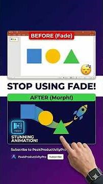 Stop Making Boring Slides! 🛑 Use Morph Instead #ppt