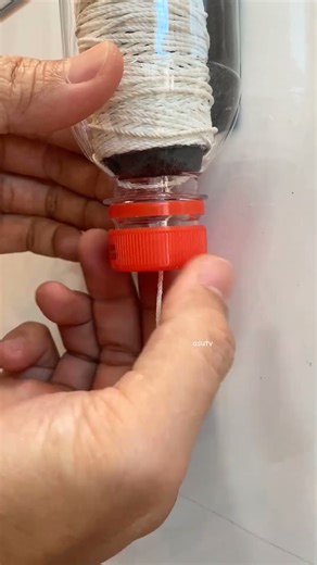 Smart tip to use twine cotton (string) more easily #creative #ideas #tips #lifehacks #diy #shorts