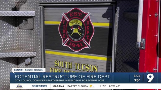South Tucson considers merging fire department with neighboring agencies