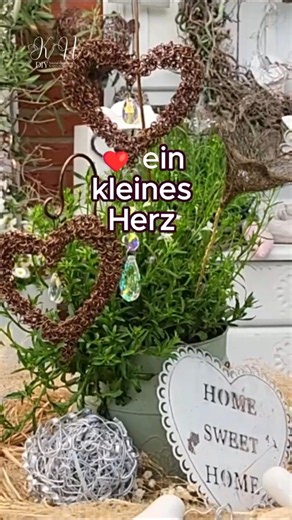 ❤️ Ein kleines Herz sagt mehr als tausend Worte | Drahtherz mit Kristall DIY #diy #bastelanleitung