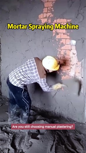 Automatic Mortar Spraying Machine for Wall Cement Plaster Spray Pump Spraying Equipment