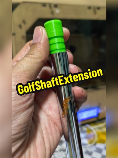 3d printed golf shaft extension. DIY is the key!! #golfaccessories #golftiktok #golfshafts #golfers #fyp