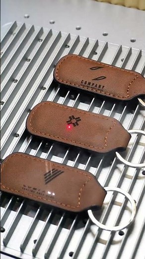Laser Engraved Leather Keychains | EM-Smart Customization 👜✨