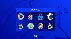 Champions League group stage draw: Pot 4  | UEFA Champions League 2022/23