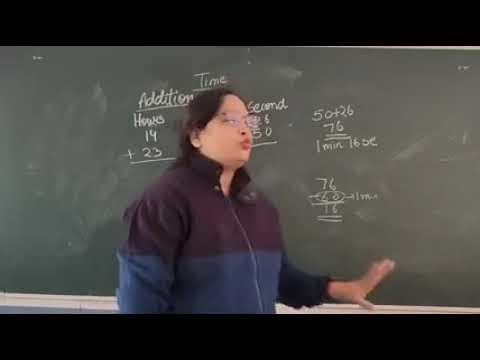 Class 5 subject math topic time (addition)