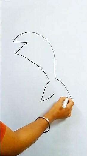 Shark Drawing 🦈 | Easy Step by Step Shark Drawing for Beginners #shortsfeed #shorts #art