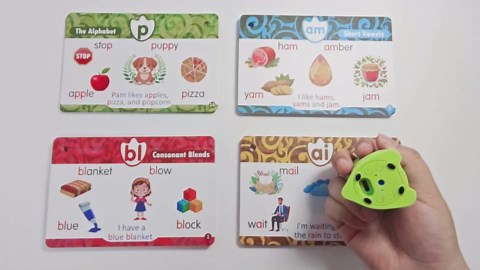 Phonics Learning Toy for Preschoolers – Phonics Flash Cards with Talking Pen, Speech Therapy & Autism Sensory Toy, Learn to Read Educational Gift for Boys & Girls,Kindergarten Learning Activities