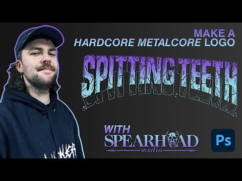 HOW TO: Make SICK Hardcore/Metalcore Logos - [Photoshop Tutorial] 2021