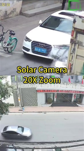 Solar Camera with 20x Zoom and Smart Tracking Features