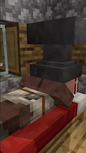 Funny Villager Prank with an Anvil 🤣 | Minecraft Meme #Shorts