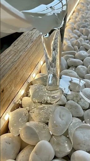 DIY Epoxy Resin & Stone Coffee Table