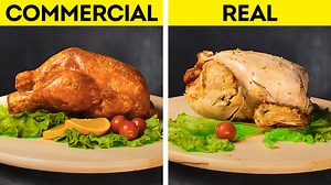 230K views · 853 reactions | Real VS commercial || Shocking food advertising tricks. | 5-Minute MAGIC | Facebook