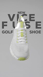 Introducing: Vice Fuse Performance Shoe. The most comfortable shoe in golf. 🪶 Ultra lightweight 💦 Water repellent protection 🥾 High traction sole 💪 High stability system with lateral support | Vice Golf