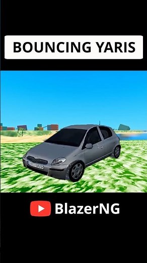 Bouncing Yaris, but in BeamNG #beamngdrive #beamng #memes