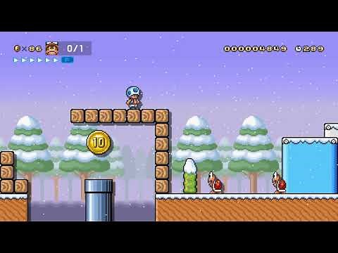 [16BIT] Snow Theme (Super Mario Bros. 3) - Super Mario Maker 2