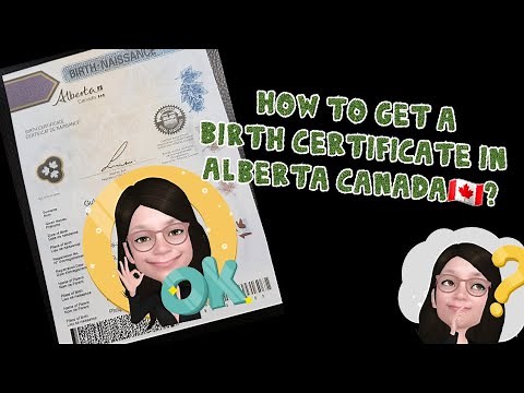 How to get a birth certificate in Alberta Canada🇨🇦😊👍
