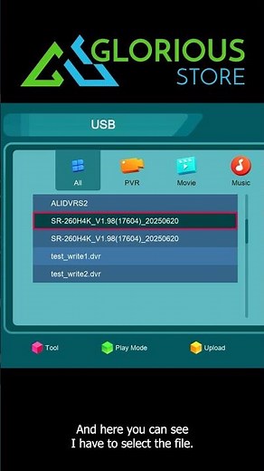 Quick Guide: How to Update Software in 48 Seconds! #gloriousstore #4kreceiver