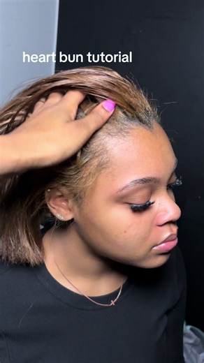 How to Create a Heart Bun with Your Hair