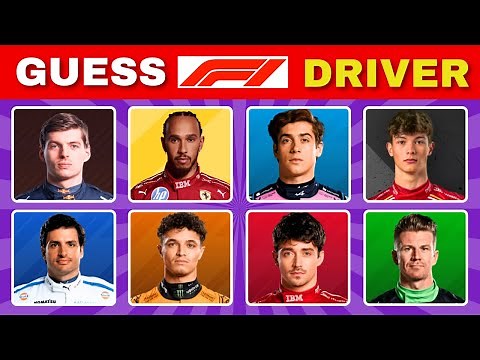 Can You Guess These Formula 1 Drivers?🏁 | Ultimate F1 Quiz