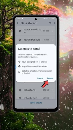 Delete Chrome Site Data 🔥 | Clear Cookies & Free Storage | Chrome Secret Setting #shorts