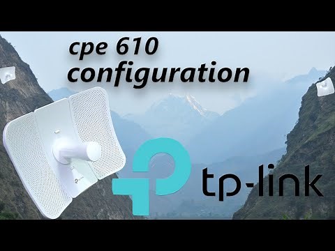 tp link cpe610 installation
